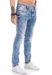 Slim-fit-Jeans im Vintage-Look fr einen lssigen Stil