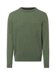 Marc O'Polo Strickpullover Dunkelgrün/Grün
