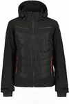 Icepeak Langarmshirt und Outdoorjacke FREMONT SCHWARZ