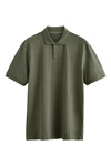 Next Poloshirt Dunkelgrün/Grün