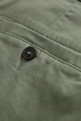 Next Chinoshorts Chinohose mit Stretch Khaki/Dunkelgrün/Grün