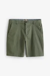 Next Chinoshorts Chinohose mit Stretch Khaki/Dunkelgrün/Grün