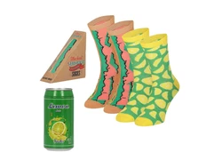 Apollo Socken FAST FOOD Orange/Gelb
