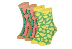 Apollo Socken FAST FOOD Orange/Gelb