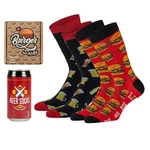 Apollo Socken FAST FOOD Rot/Dunkelrot/Braun