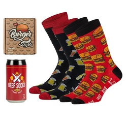 Apollo Socken FAST FOOD Rot/Dunkelrot/Braun