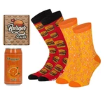Apollo Socken FAST FOOD Orange