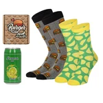 Apollo Socken FAST FOOD Orange/Gelb/Grün/Grau