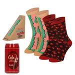 Apollo Socken FAST FOOD Rot/Lila/Mischfarben/Braun Apollo Socken FAST FOOD Rot/Lila/Mischfarben/Braun