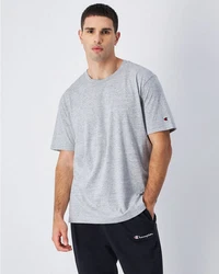 Champion T-Shirt 2Pack Crew-Neck Authentic Athletic Apparel (2-tlg.) Schwarz/Grau