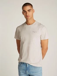 T-Shirt TJM SLIM LINEAR CHEST SS TEE EXT mit Logodruck