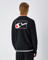 Champion Sweatshirt Schwarz/Rot