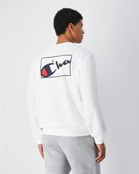 Champion Sweatshirt Weiß/Rot