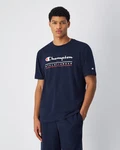 Champion T-Shirt navy/hellrot/weiß