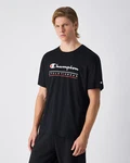 Champion T-Shirt Schwarz/Beige