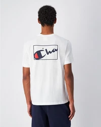 Champion T-Shirt Weiß/Rot