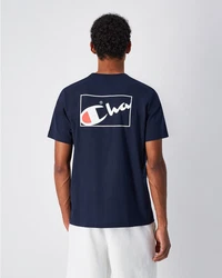 Champion T-Shirt Dunkelblau/Rot/Weiß/Blau