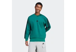 adidas Sportswear Sweatshirt 3S FL SWT Grün/Dunkelgrün/Türkis