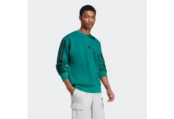 adidas Sportswear Sweatshirt 3S FL SWT Grün/Dunkelgrün/Türkis