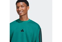 adidas Sportswear Sweatshirt 3S FL SWT Grün/Dunkelgrün/Türkis