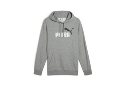 PUMA Kapuzensweatshirt ESS 2 COLOR NO. 1 LOGO HOODIE TR Silber/Dunkelgrau/Grau/Hellgrau