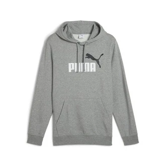 PUMA Kapuzensweatshirt ESS 2 COLOR NO. 1 LOGO HOODIE TR Silber/Dunkelgrau/Grau/Hellgrau