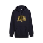 PUMA Kapuzensweatshirt CLASS HOODIE FL Dunkelblau/Blau/Gold/Braun