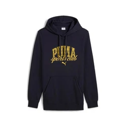 PUMA Kapuzensweatshirt CLASS HOODIE FL Dunkelblau/Blau/Gold/Braun