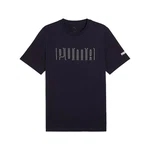 PUMA T-Shirt SPORT GRAPHIC TEE Dunkelblau/Braun