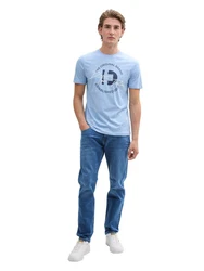 TOM TAILOR Denim 5-Pocket-Jeans Blau/Hellblau