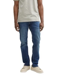 TOM TAILOR Denim Straight-Jeans 5-Pocket Design Blau/Lila/Hellblau