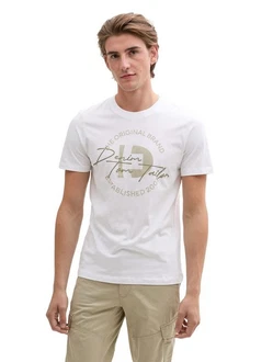TOM TAILOR Denim T-Shirt mit Frontprint TOM TAILOR Denim T-Shirt mit Frontprint