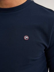 Petrol Industries Sweatshirt mit Logo Dunkelblau/Blau