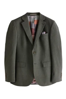Next Baukastensakko Motion Flex Stretch Slim Fit Anzugsakko Grau/Dunkelgrau/Dunkelgrün/Hellgrau/Khaki