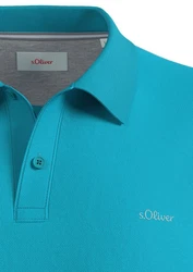 s.Oliver Poloshirt Türkis/Blau
