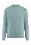 Hessnatur Strickpullover Bio-Baumwolle Hellblau/Türkis/Grün/Blau