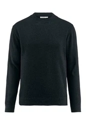 Hessnatur Strickpullover Bio-Baumwolle Schwarz/Dunkelblau/Dunkelgrau/Dunkelgrün