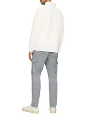 s.Oliver Sweatshirt Weiß/Creme/Grau