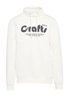 s.Oliver Sweatshirt Weiß/Creme/Grau