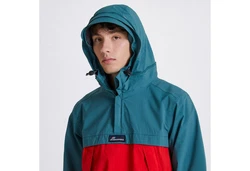 Craghoppers Hardshelljacke Anderson Cagoule Grün/Mischfarben/Rot