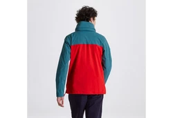 Craghoppers Hardshelljacke Anderson Cagoule Grün/Mischfarben/Rot