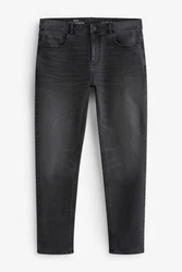 Next Slim Fit Essential Jeans Dunkelgrau/Grau/Hellgrau/Schwarz