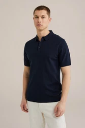 WE Fashion Poloshirt Dunkelblau/Blau