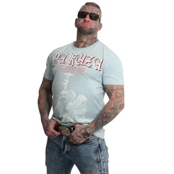 YAKUZA T-Shirt Bark Weiß/Grau/Rot/Dunkelrot/Blau/Hellblau