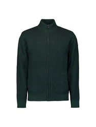 NO EXCESS Strickjacke Dunkelgrün