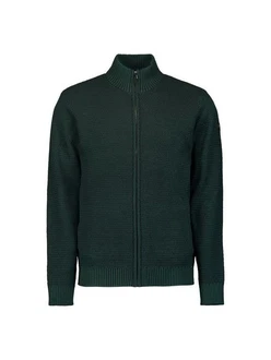 NO EXCESS Strickjacke Dunkelgrün