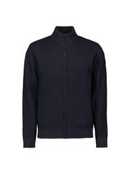NO EXCESS Strickjacke Dunkelblau/Blau/Hellblau