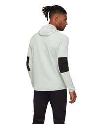 Mammut Fleecejacke Massone ML Hooded Jacket Dunkelrot/Weiß/Grau/Beige/Hellgrün/Hellgrau