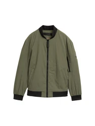 TOM TAILOR Denim Winterjacke Bomberjacke Dunkelgrün/Khaki/Grün
