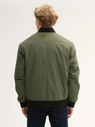 TOM TAILOR Denim Winterjacke Bomberjacke Dunkelgrün/Khaki/Grün